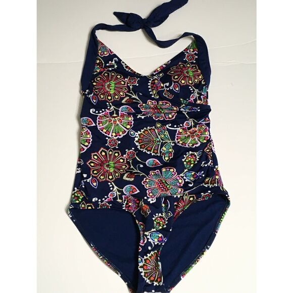 New Liz Claiborne floral swimsuit runs small - Picture 6 of 8